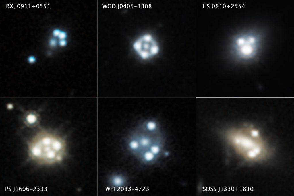 Hubble detects small clumps of dark matter