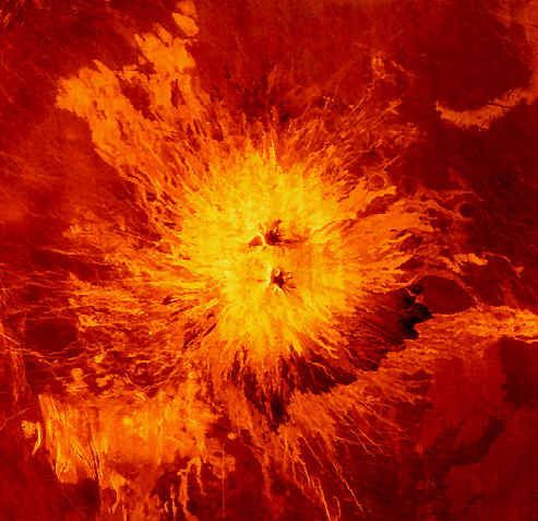 85,000 volcanoes on Venus